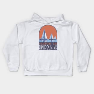 Chesapeake Bay, Decal Kids Hoodie